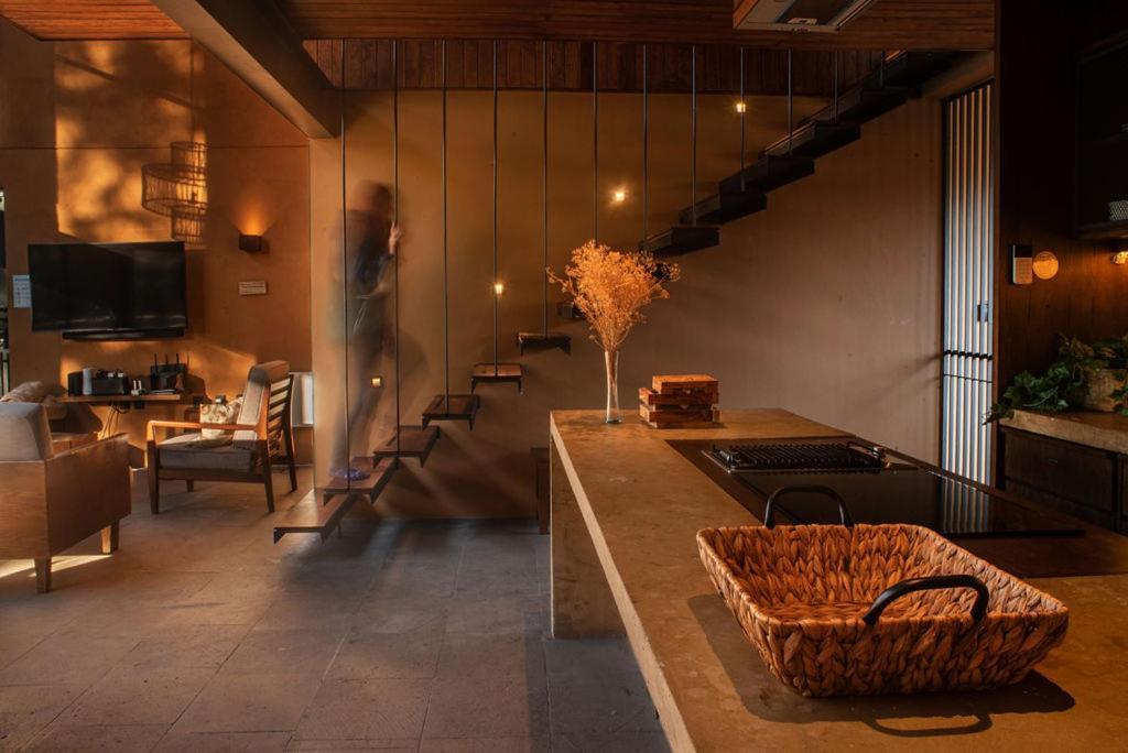 Cabana Lujo Con Alberca Climatizada Vistas Al Bosque De 马萨米特拉 外观 照片